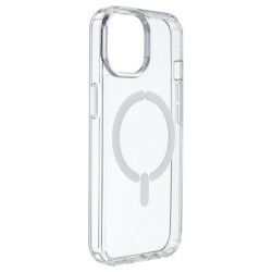 Funda Transparente Logo Compatible con Magsafe para iPhone 15 Plus