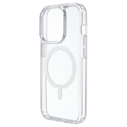 Funda Transparente Logo Compatible con Magsafe para iPhone 15 Pro Max