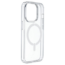 Funda Transparente Logo Compatible con Magsafe para iPhone 15 Pro Max