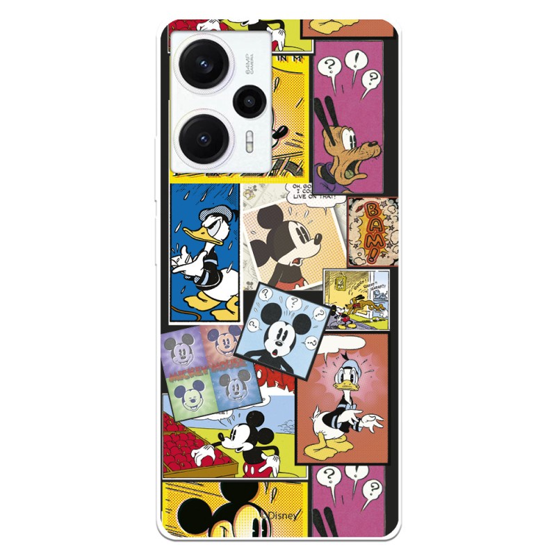 Funda para Poco F5 5G Oficial de Disney Mickey Comic - Clásicos Disney