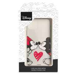 Funda para Xiaomi Redmi A3 Oficial de Disney Mickey y Minnie Beso - Clásicos Disney