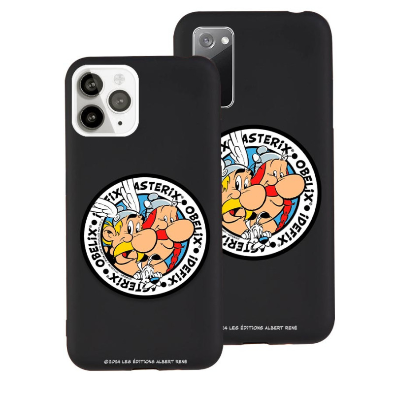 Funda Oficial Astérix - Astérix y Obélix Leather Negra