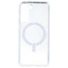 Funda Transparente Logo Compatible con Magsafe para Samsung Galaxy S21