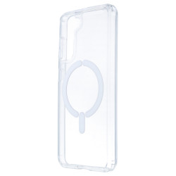 Funda Transparente Logo Compatible con Magsafe para Samsung Galaxy S21