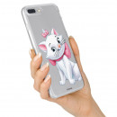 Cover Ufficiale Disney Marie Silhouette Trasparente per Huawei P SMart Plus - Gli Aristogatti