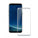 Protezione per lo schermo in vetro temperato Completa Argento per Samsung Galaxy S8 Plus