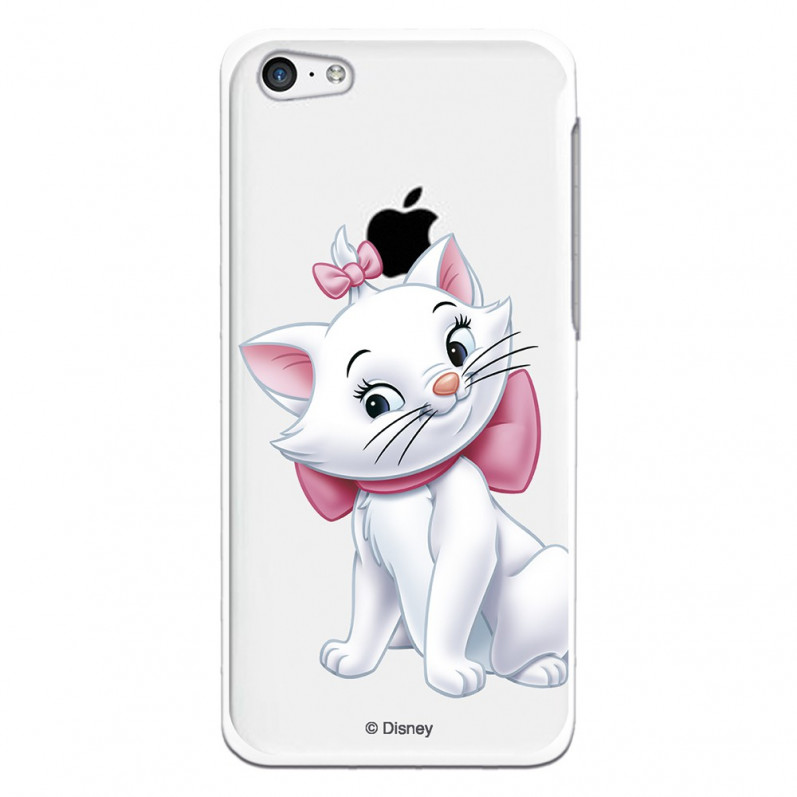 Cover Ufficiale Disney Marie Silhouette Trasparente per iPhone 5C - Gli Aristogatti