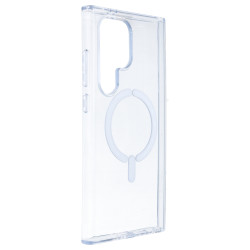 Funda Transparente Resistente Compatible con MagSafe para Samsung Galaxy S24 Ultra