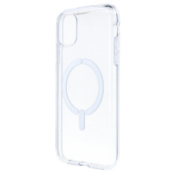 Funda Transparente Resistente Compatible con MagSafe para iPhone 11