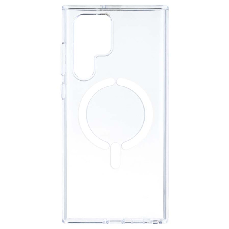 Funda Transparente Resistente Compatible con MagSafe para Samsung Galaxy S23 Ultra