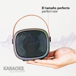 Karaoke Led Sound - Altoparlante con microfono