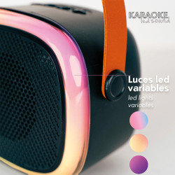 Karaoke Led Sound - Altoparlante con microfono