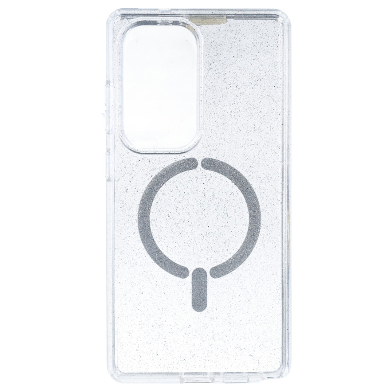 Funda Purpurina Compatible con MagSafe para Samsung Galaxy S25 Ultra