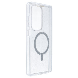 Funda Purpurina Compatible con MagSafe para Samsung Galaxy S25 Ultra