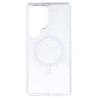 Funda Transparente Logo Compatible con Magsafe para Samsung Galaxy S25 Ultra