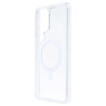 Funda Transparente Logo Compatible con Magsafe para Samsung Galaxy S25 Ultra