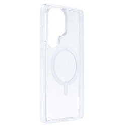 Funda Transparente Logo Compatible con Magsafe para Samsung Galaxy S25 Ultra