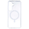 Funda Transparente Logo Compatible con Magsafe para Samsung Galaxy S25