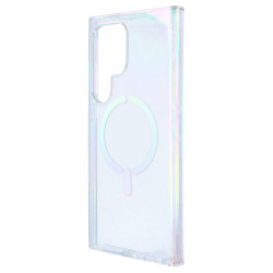 Funda Purpurina Compatible con MagSafe para Samsung Galaxy S23 Ultra