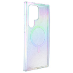 Funda Purpurina Compatible con MagSafe para Samsung Galaxy S23 Ultra