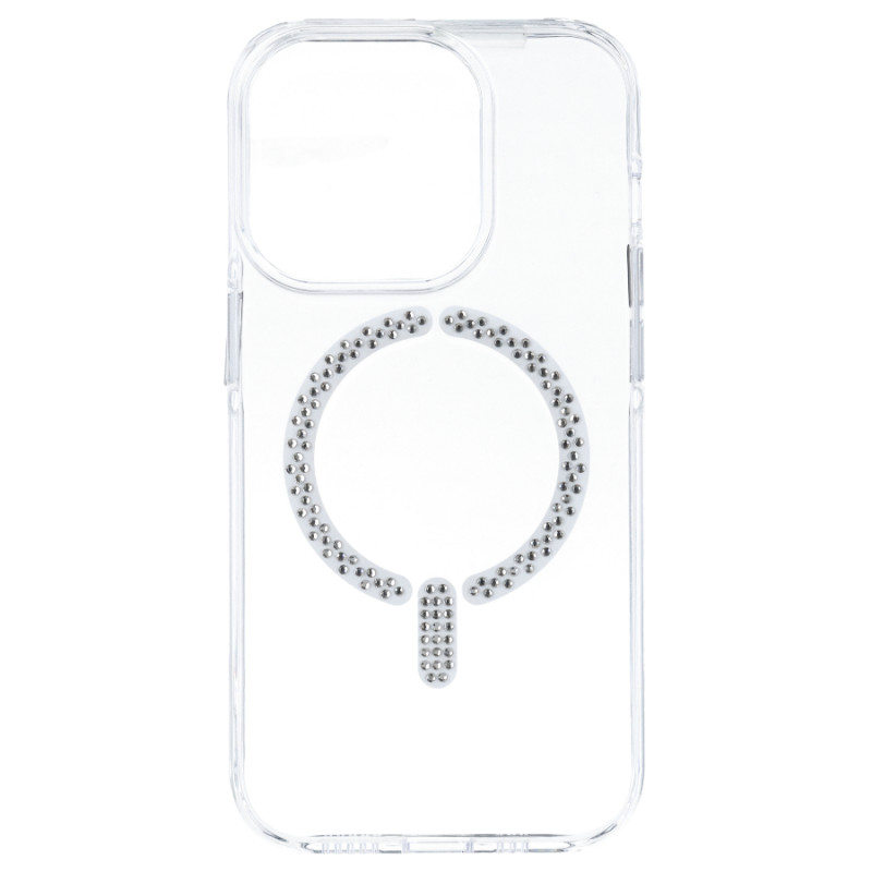 Funda Antiyellow Compatible con MagSafe con Brillantes para iPhone 14 Pro Max