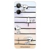 Funda para Realme 10 Oficial de Peanuts Snoopy rayas - Snoopy