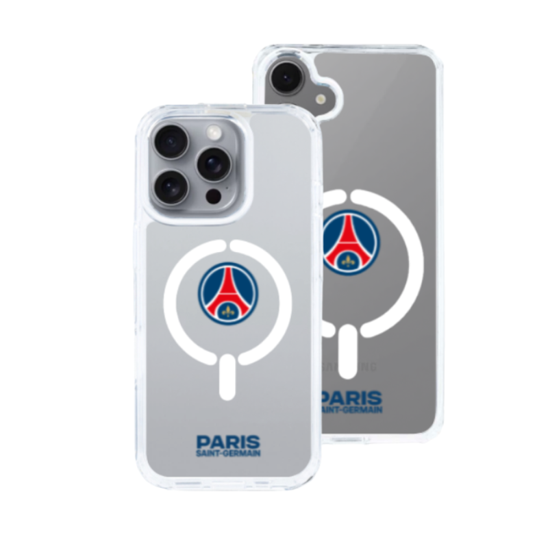 Coque Officielle PSG - Magsafe logo couleur