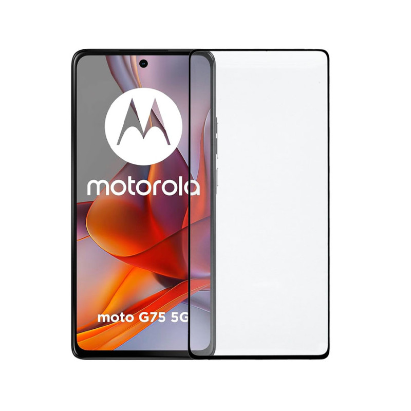 Cristal Templado Completo para Motorola Moto G75 Cristal Templado Completo para Motorola Moto G75