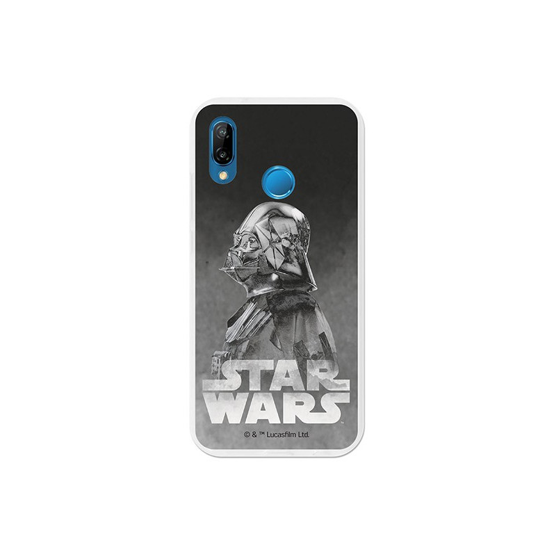 Cover Star Wars Darth Vader Nero Huawei P20 Lite