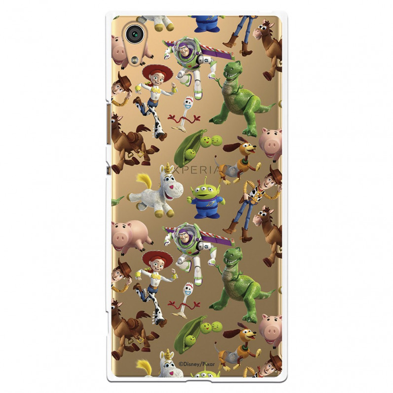 Cover Ufficiale Disney Toy Story Silhouette Trasparente - Toy Story per Sony Xperia XA1 Ultra