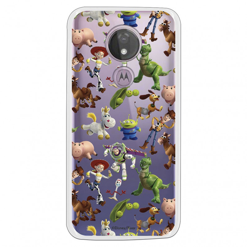 Cover Ufficiale Disney Toy Story Silhouette Trasparente - Toy Story per Motorola Moto G7 Power