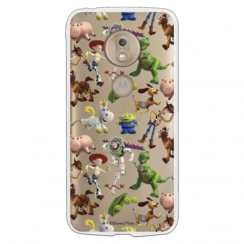 Cover Ufficiale Disney Toy Story Silhouette Trasparente - Toy Story per Motorola Moto G7 Play