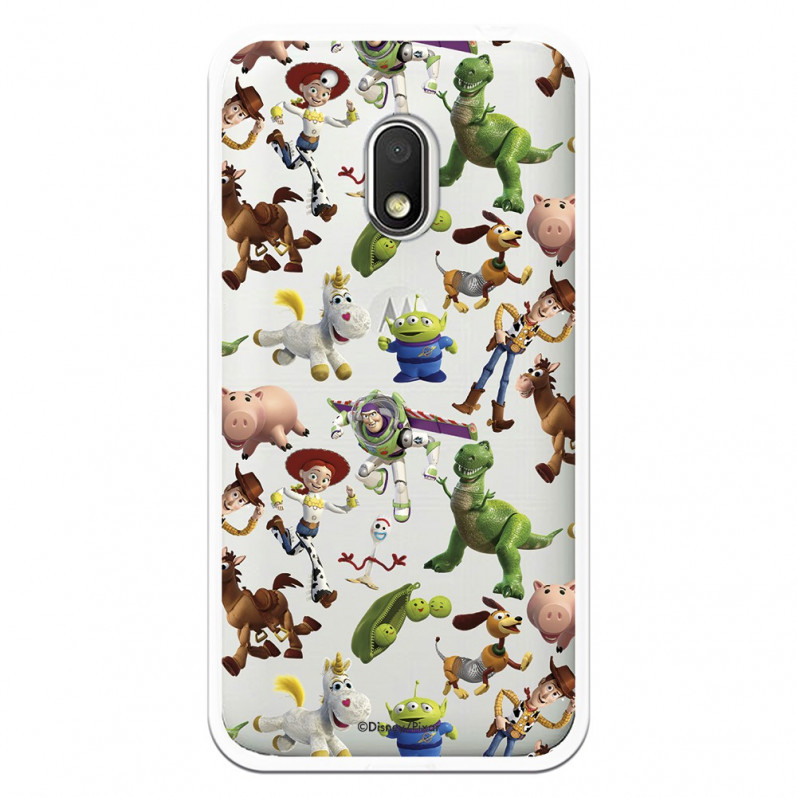 Cover Ufficiale Disney Toy Story Silhouette Trasparente - Toy Story per Motorola Moto G4 Play