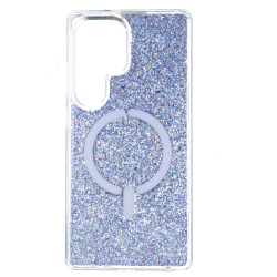 Cover Ring Glitter Compatibile con Magsafe per Samsung Galaxy S25 Ultra - La Casa de las Carcasas, accessori e cover per telefon