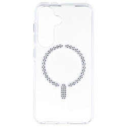 Cover Antiyellow Compatibile con MagSafe con Strass per Samsung Galaxy S24 - La Casa de las Carcasas, Accessori e Cover per tele