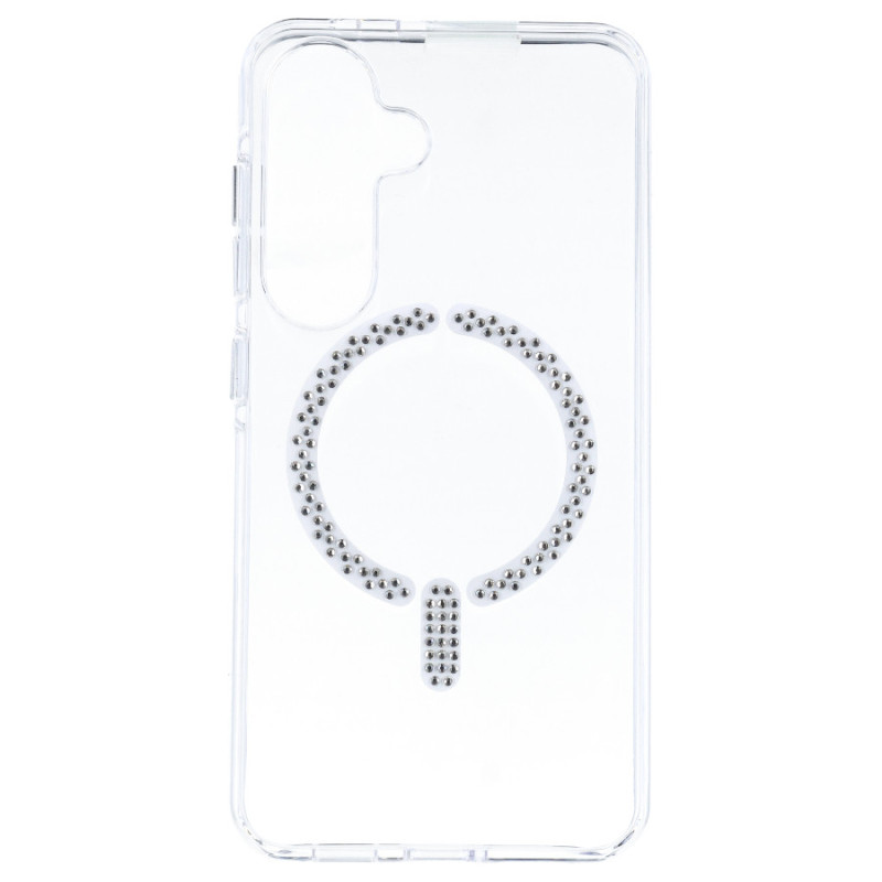 Cover Antiyellow Compatibile con MagSafe con Strass per Samsung Galaxy S24 - La Casa de las Carcasas, Accessori e Cover per tele Cover Antiyellow Compatibile con MagSafe con Strass per Samsung Galaxy S24 - La Casa de las Carcasas, Accessori e Cover per tele