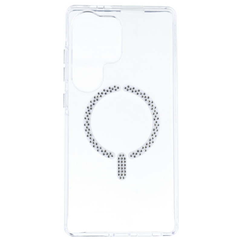 Cover Antiyellow Compatibile con MagSafe con Strass per Samsung Galaxy S24 Ultra - Accessori e Cover per telefoni Cover Antiyellow Compatibile con MagSafe con Strass per Samsung Galaxy S24 Ultra - Accessori e Cover per telefoni