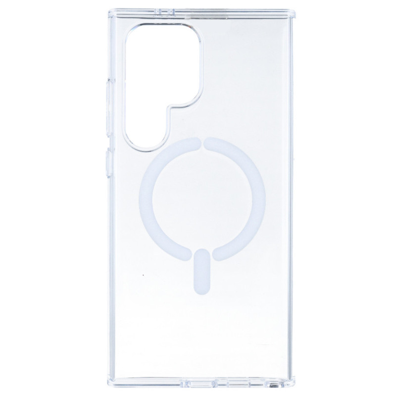 Custodia Trasparente Resistente Compatibile con MagSafe per Samsung Galaxy S24 Ultra - La Casa de las Carcasas, Accessori e Cove