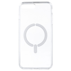 Cover Trasparente Logo Compatibile con Magsafe per iPhone 8 Plus
