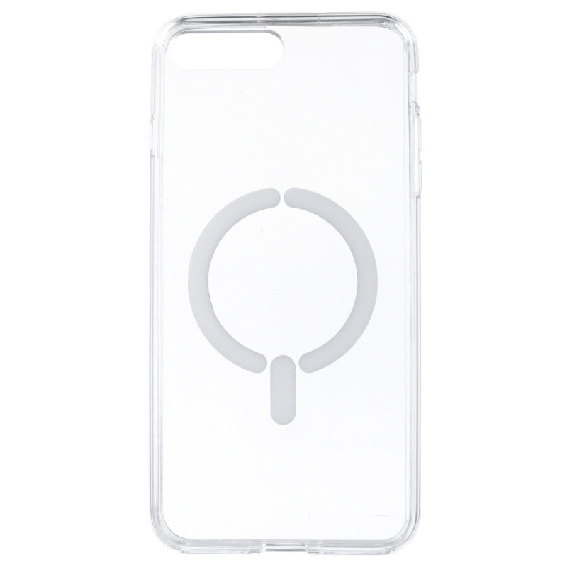 Cover Trasparente Logo Compatibile con Magsafe per iPhone 8 Plus