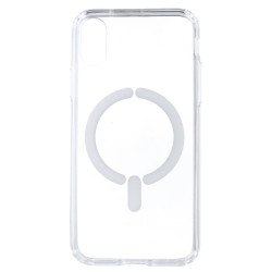 Cover Trasparente Logo Compatibile con Magsafe per iPhone X