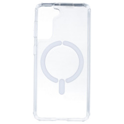 Cover Trasparente Logo Compatibile con Magsafe per Samsung Galaxy S21 FE