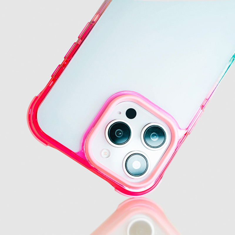 Custodia Per IPhone 15 Pro Con Motivo Sole Psichedelico Anni '70 - Design Estetico Alla Moda, Bumper TPU Antishock, Supporta Ricarica Wireless