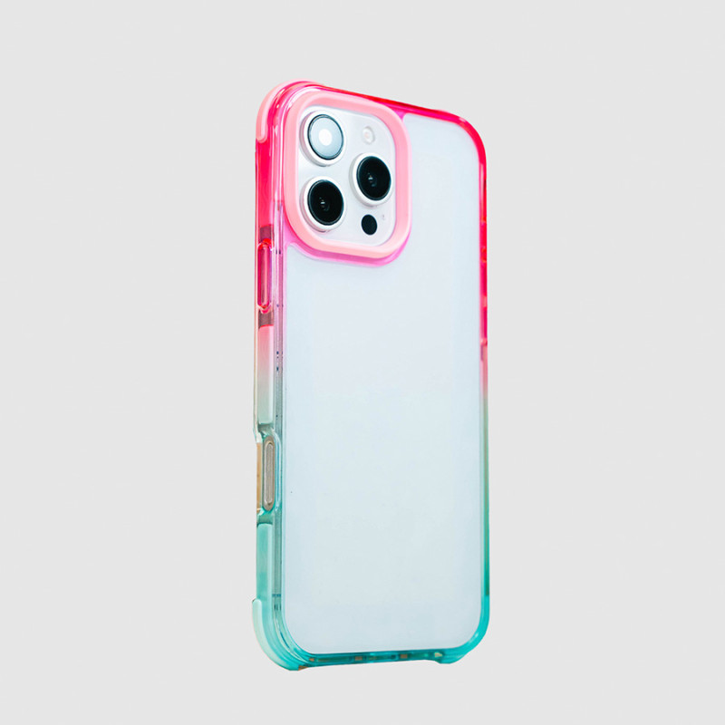 Custodia IPhone 15 Pro Max Con Frutta E Fragola Glitter - TPU Morbido Con Cinturino, Per Donne E Ragazze, Rosso