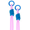 Bracciale Corda a colori con anelli