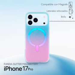Cover Ring Glitter Compatibile con Magsafe per iPhone 17 Pro - La Casa de las Carcasas, Accessori e Cover per telefoni