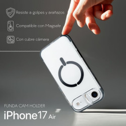 Cover Cam Holder Antiyellow Compatibile con Magsafe per iPhone 17 Air - La Casa de las Carcasas, Accessori e Cover per telefoni