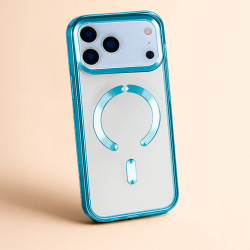 Cover Iron Logo Compatibile con Magsafe per iPhone 17 Pro