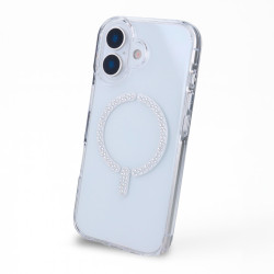 Funda Antiyellow Compatible con MagSafe con Brillantes para iPhone 17