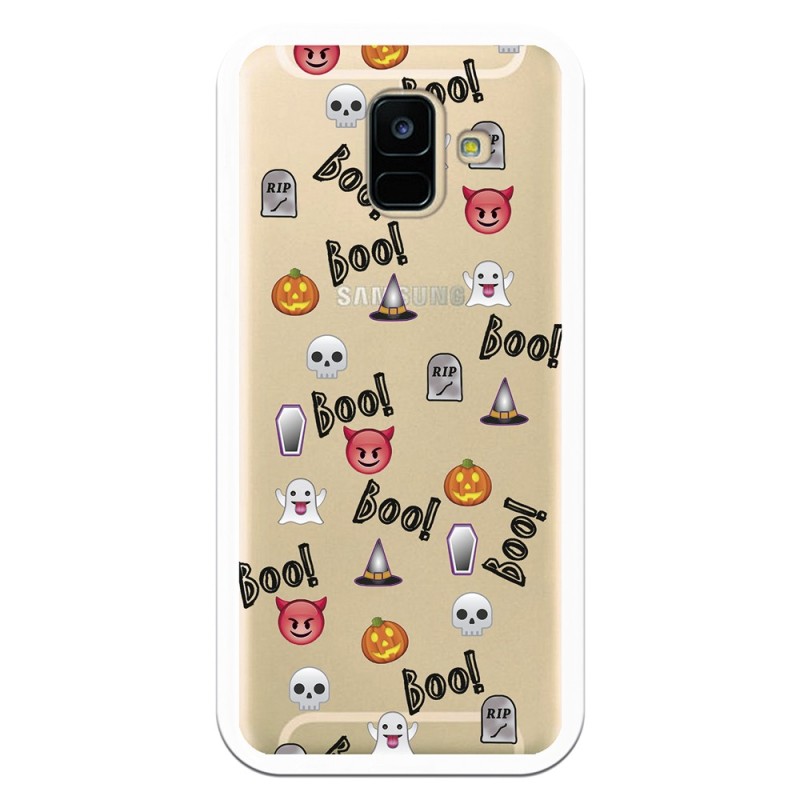 Funda Halloween Icons para Samsung Galaxy A6 2018